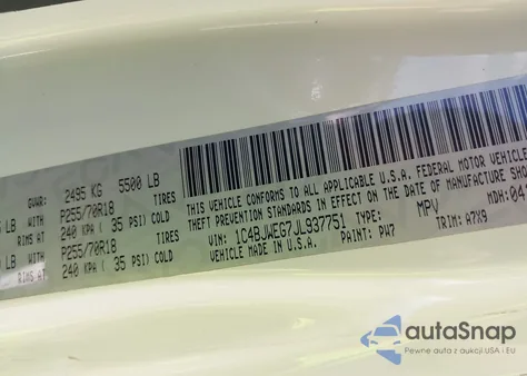 2018 Jeep Wrangler Jk Unlimited Sahara 4X4 from USA, damaged, VIN 1C4BJWEG7JL937751